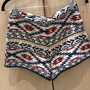 Zara Shorts - Tribal Highwaisted Shorts Zara Shorts - Tribal Highwaisted Shorts